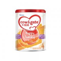 保税区港版 牛栏（cow gate）A2儿童成长奶粉 4段 3岁及以上 900g