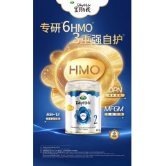 Arla宝贝与我 婴儿配方奶粉6HMO极光升级版2段 800g