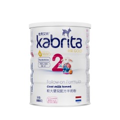 港版 佳贝艾特（Kabrita）金装婴幼儿羊奶粉 2段 800g 适合6-12个月（新旧包装随机发货）